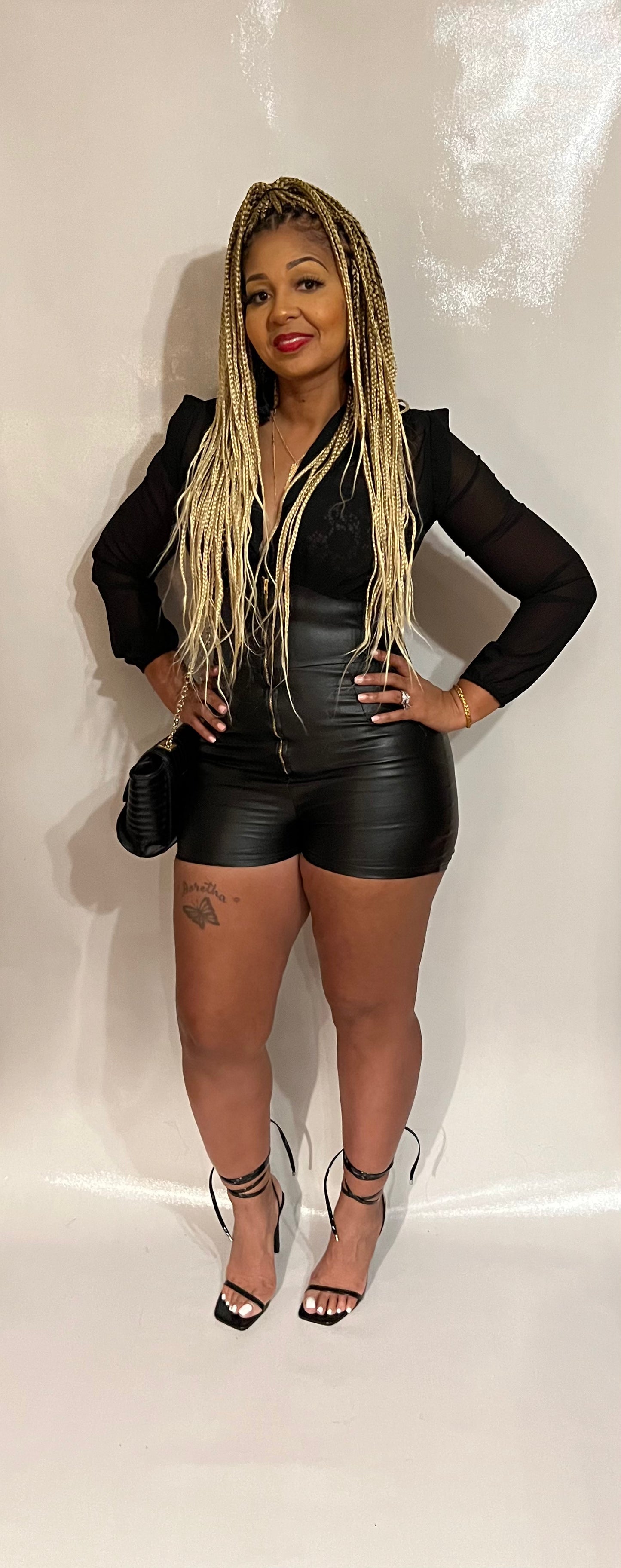 Sexy Black Romper