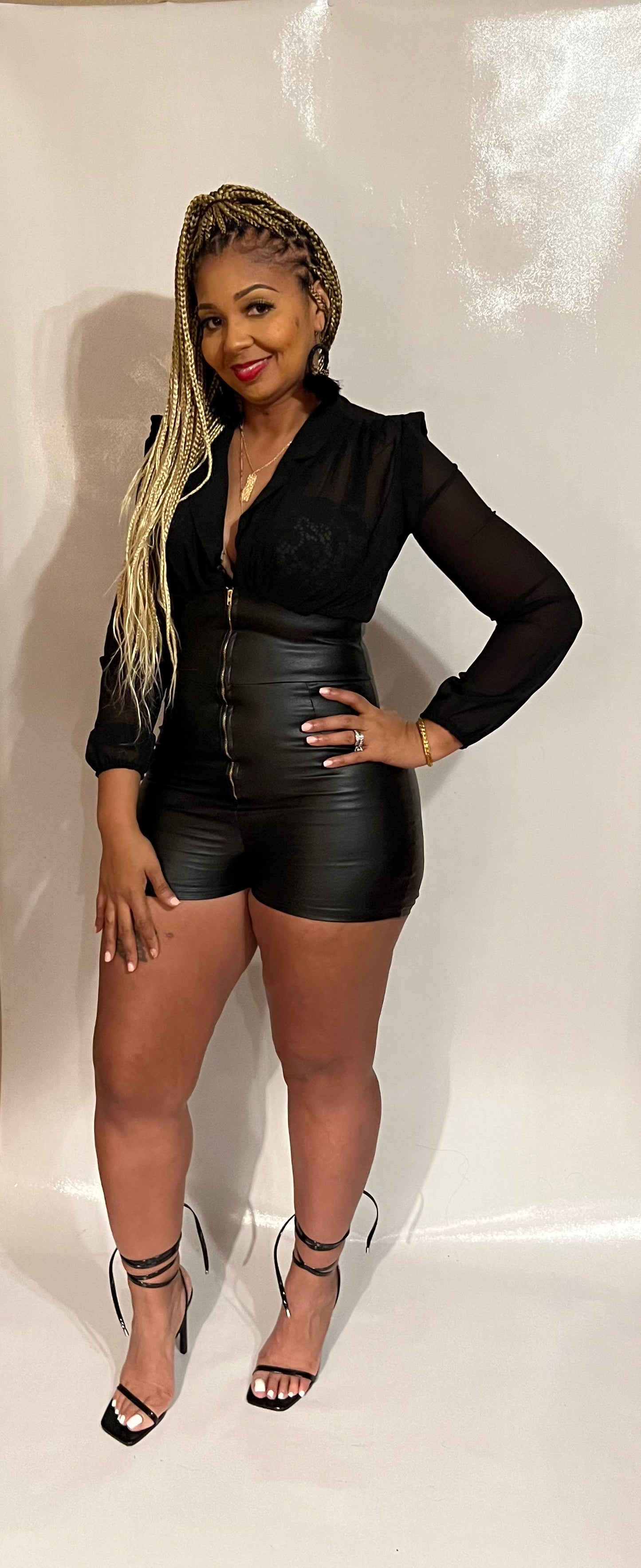 Sexy Black Romper