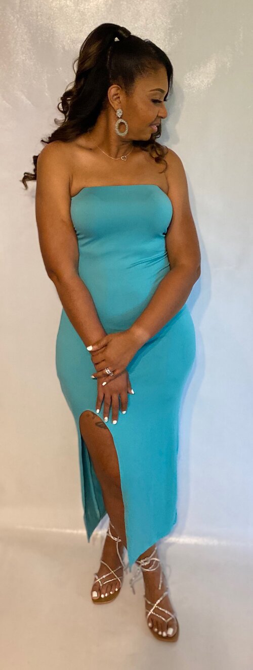 Tube Top (Aqua)