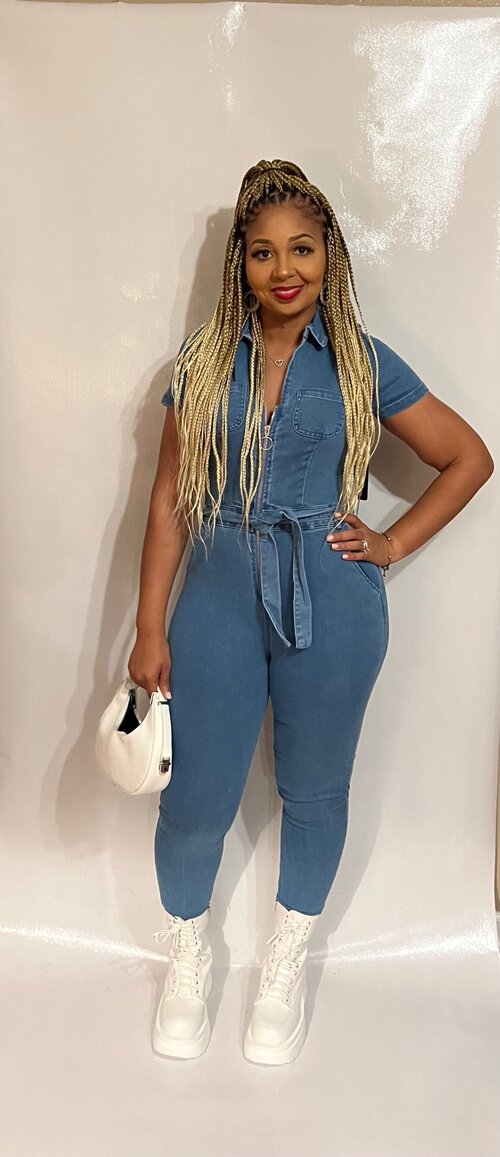 It’s Giving Denim Jumpsuit