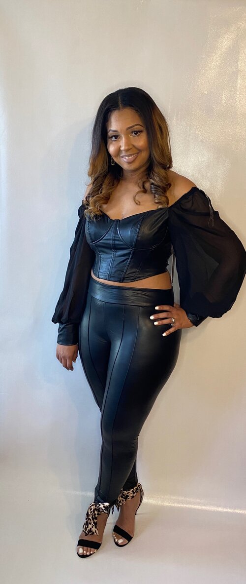Sexy Sheer Sleeve Set