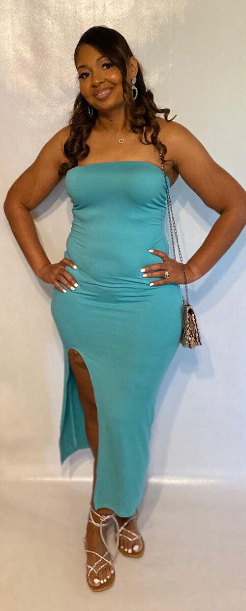 Tube Top (Aqua)