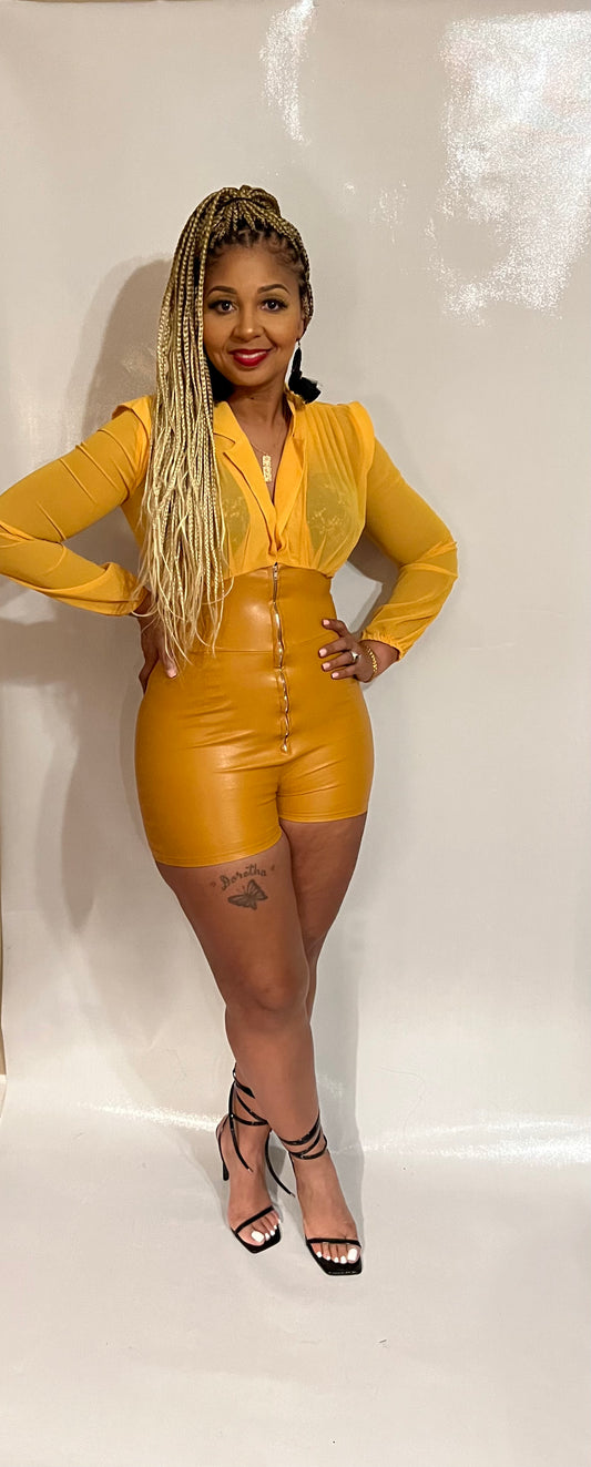 Mustard Romper