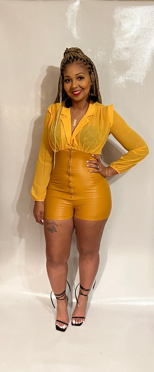 Mustard Romper